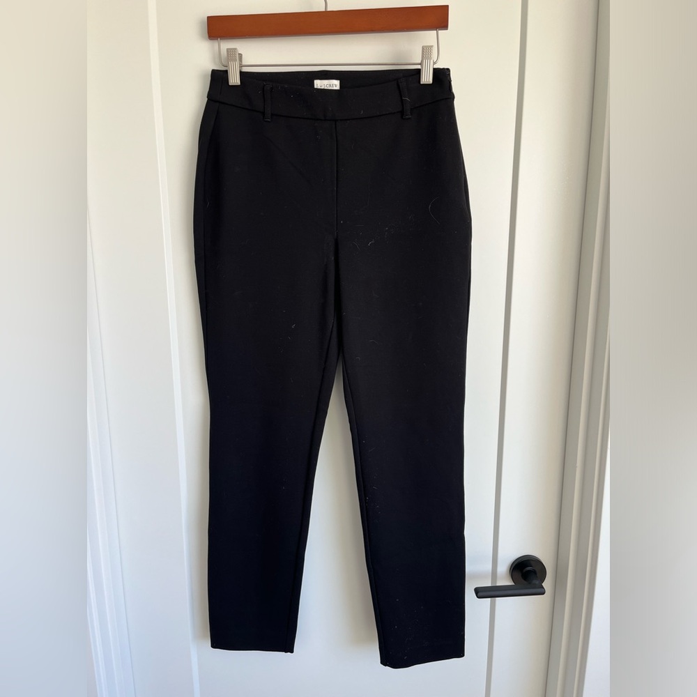 NWT J. Crew Black Stretchy Ankle Pants